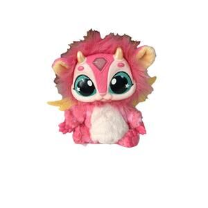 Magic Mixies Mixie Pink Plush Interactive Lights & Sounds 7", Tested and Works